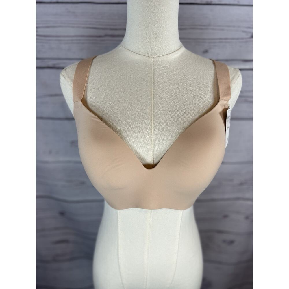 NWT Le Mystere Smooth Shape 360 Smoother Bra Womens 34D Clay Seamless Support
